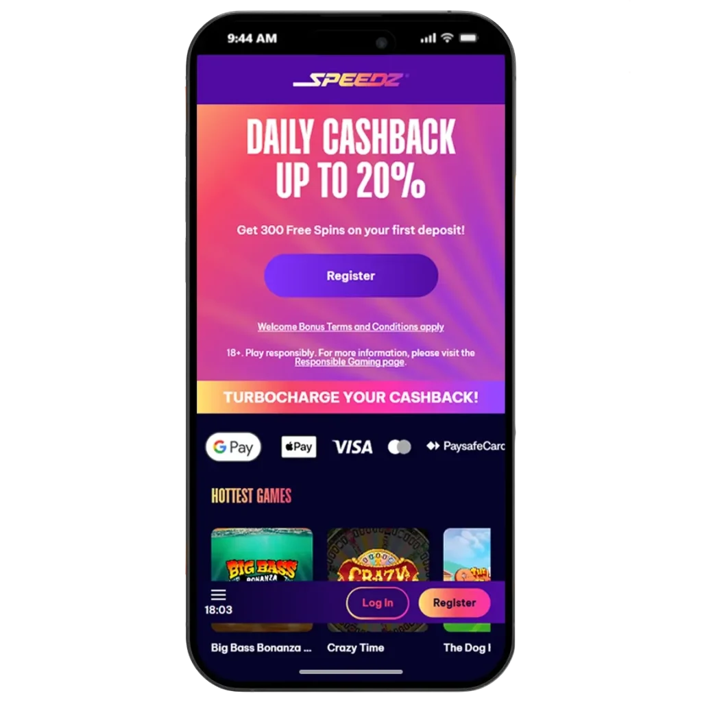speedz-casino mobile